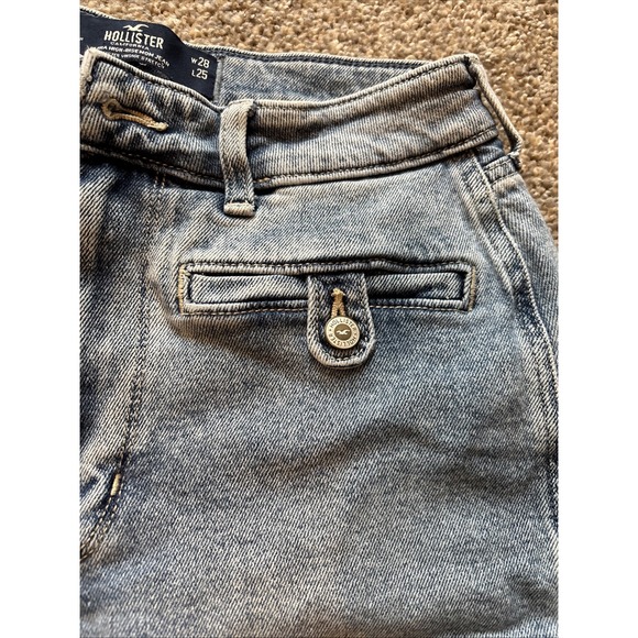 Womens Hollister Ultra‎ High Rise Mom Jeans Size 28X25 - Picture 3 of 7